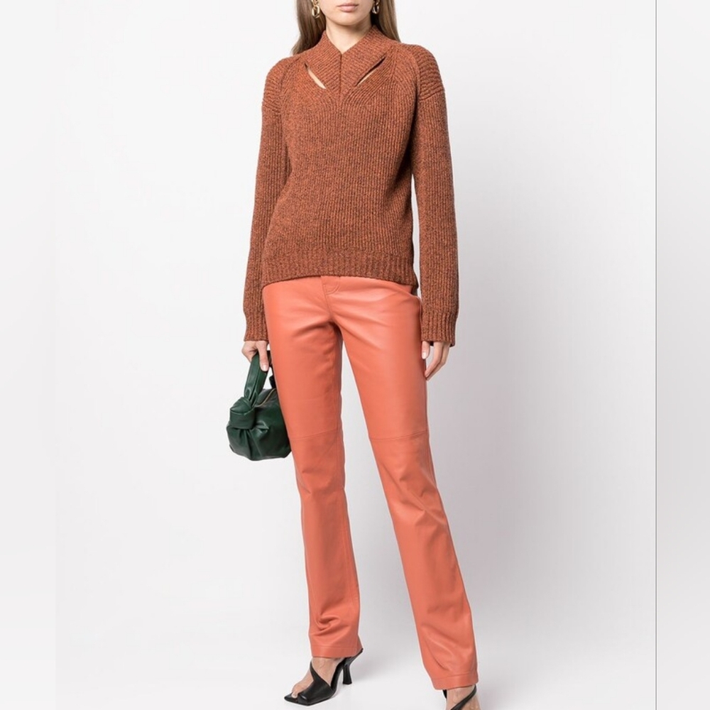 Proenza Schouler White Label merino cut-out jumper